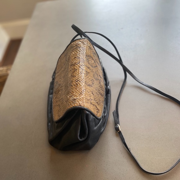 Rare Fendi Vintage Snake Python Clutch/Strap Handbag - Picture 10 of 16